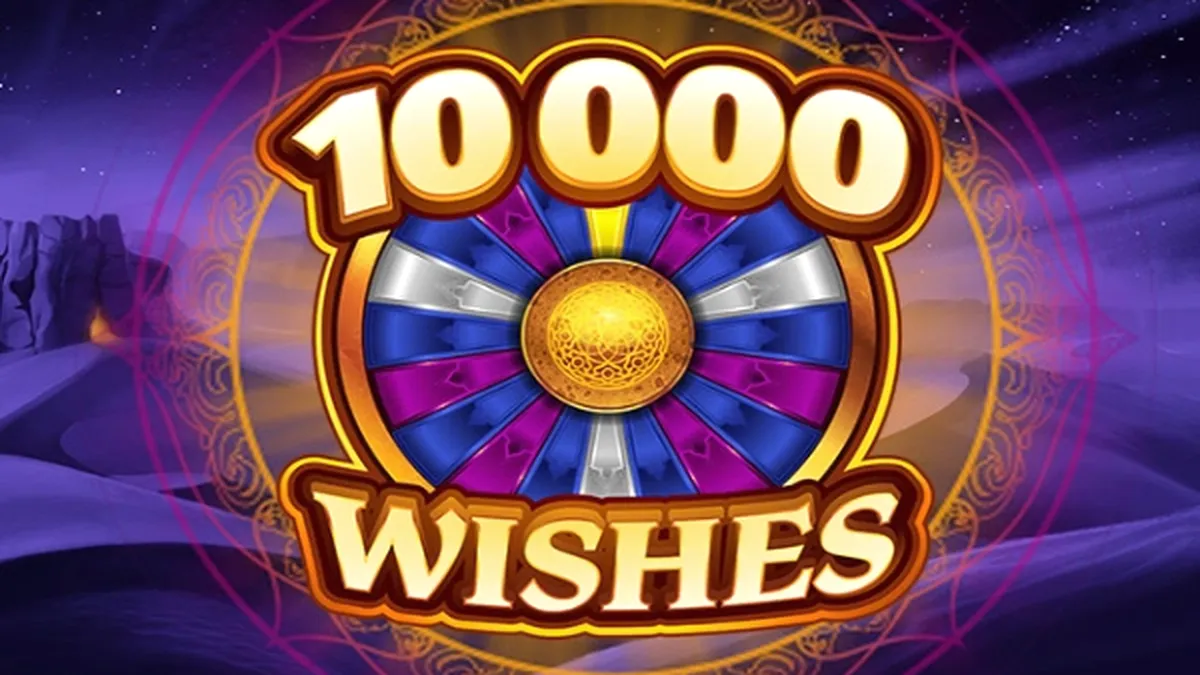 Tampilan visual slot 10000 Wishes dengan nuansa magis