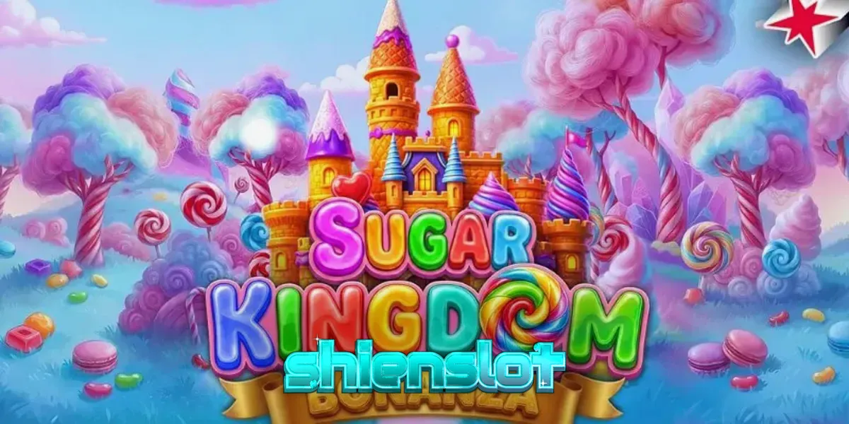 Tampilan visual Sugar Kingdom Bonanza dengan latar belakang kastil permen yang cerah.